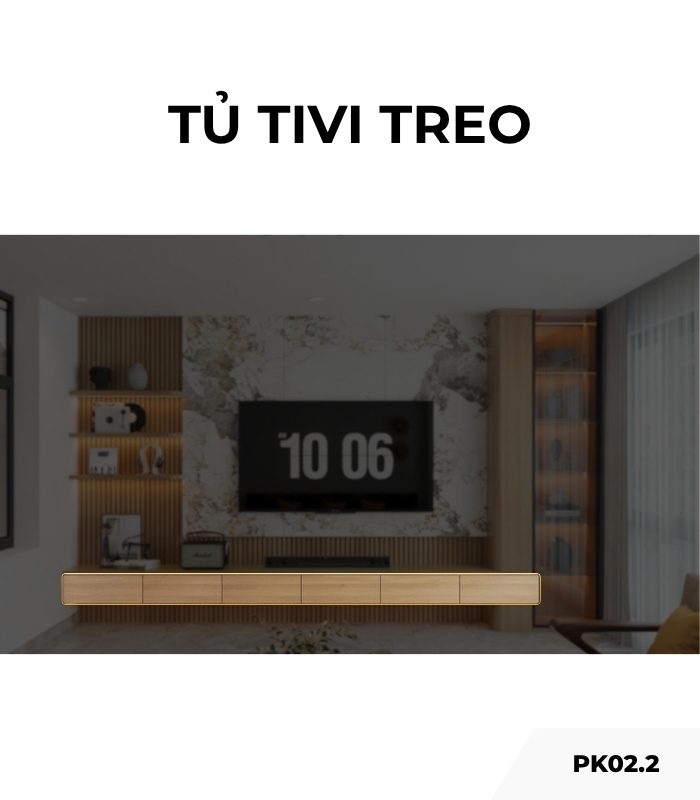 Tủ tivi treo PK02.2