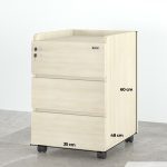 Tab Di Động TDD07.1 35x48x60 - Vân gỗ nhạt