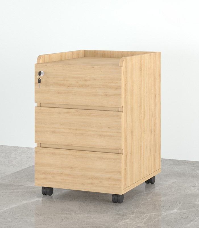 Tab Di Động 3 Ngăn TDD07.3 35x48x60 - Vân gỗ