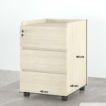 Tab Di Động 3 Ngăn TDD07.9 40x48x60 - Vân gỗ nhạt
