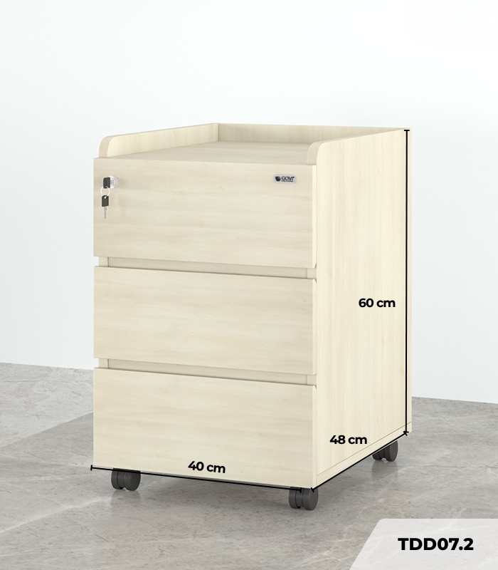 Tab Di Động TDD07.2 40x48x60 - Vân gỗ nhạt