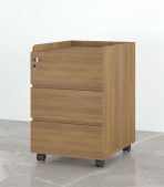 Tab Di Động 3 Ngăn TDD07.1 35x48x60 - Vân gỗ đậm