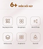 Tab Di Động 3 Ngăn TDD08.1 35x48x60 – Vân gỗ đậm