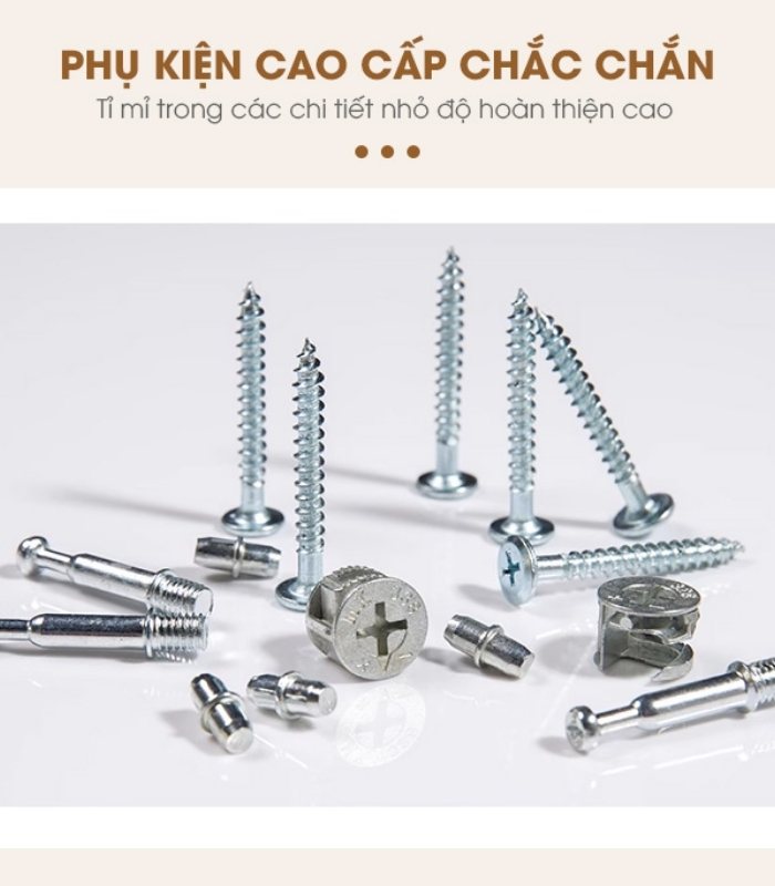 Tab Di Động 3 Ngăn TDD08.2 35x48x60 - Vân gỗ nhạt