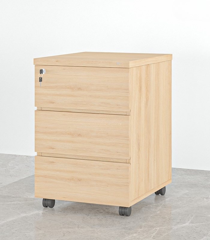 Tab Di Động 3 Ngăn TDD08.10 40x48x60 - Vân gỗ