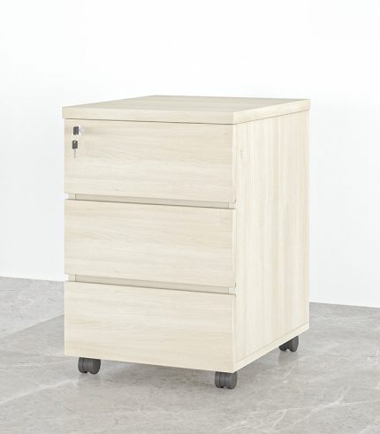 Tab Di Động 3 Ngăn TDD08.2 35x48x60 - Vân gỗ nhạt
