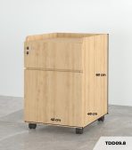 Tab Di Động 2 Ngăn TDD09.8 40x48x60 - Vân gỗ