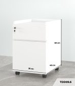 Tab Di Động 2 Ngăn TDD09.6 35x48x60 - Trắng