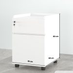Tab Di Động 2 Ngăn TDD09.6 35x48x60 - Trắng