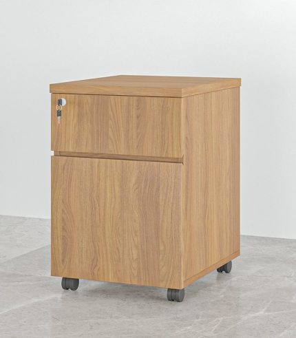 Tab Di Động 2 Ngăn TDD10.1 35x48x60 - Vân gỗ đậm