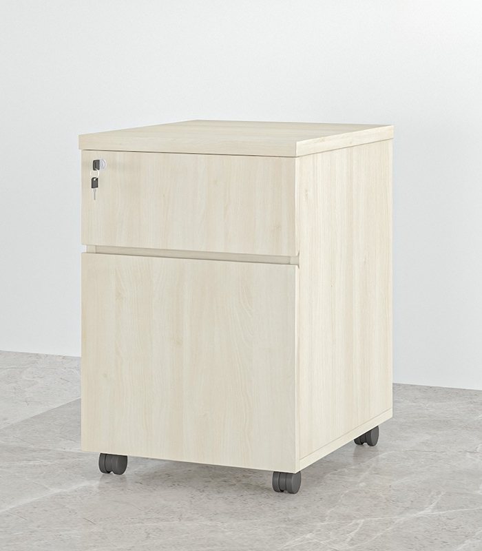 Tab Di Động 2 Ngăn TDD10.2 35x48x60 - Vân gỗ nhạt