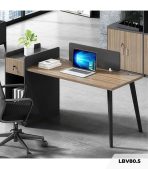 Bàn làm việc LBV80.5 150x60 - Vân gỗ đậm