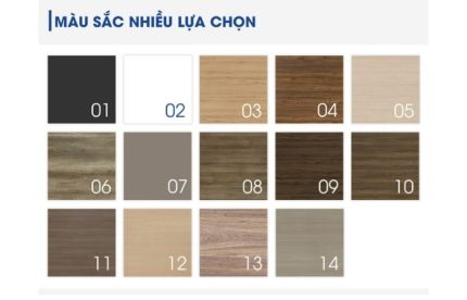 Cụm bàn làm việc 4 người LBV83.2 300x240 - Vân gỗ nhạt kết hợp Trắng