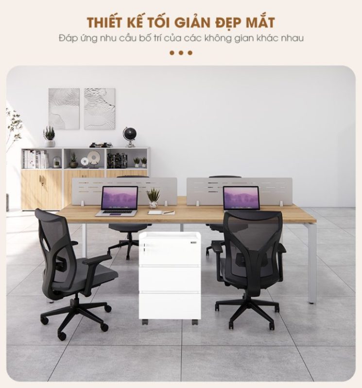 Tab Di Động TDD07.1 35x48x60 - Vân gỗ nhạt