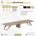Bàn họp BHP11.1 280x120 - Vân gỗ nhạt - Ảnh 7