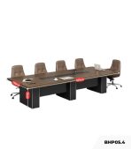 Bàn họp BHP05.4 450x150 - Vân gỗ đậm