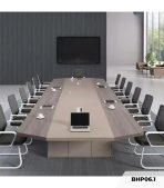 Bàn họp BHP06.1 360x200 - Vân gỗ kết hợp Be