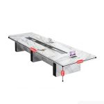 Bàn họp BHP08.4 450x150 - Trắng