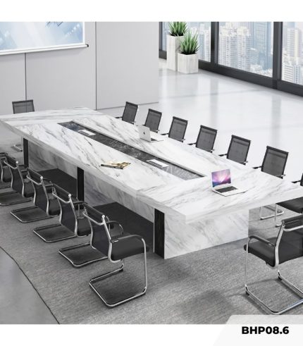 Bàn họp BHP08.6 600x150 - Trắng