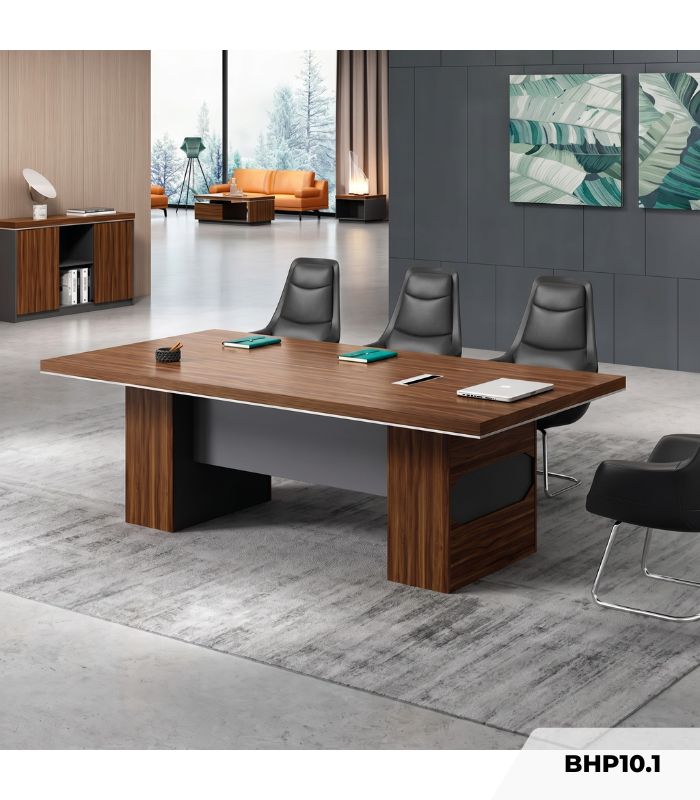 Bàn họp BHP10.1 240x120 - Vân gỗ đậm