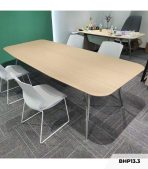 Bàn họp BHP13.3 200x98 - Vân gỗ nhạt