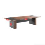 Bàn họp BHP14.3 400x150 - Vân gỗ kết hợp Ghi