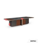 Bàn họp BHP18.3 420x138 - Vân gỗ đậm kết hợp Ghi