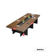 Bàn họp BHP21.5 480x150 - Vân gỗ đậm kết hợp Ghi đậm