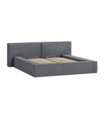 Giường Clifton Nhung 200 Danel Grafit