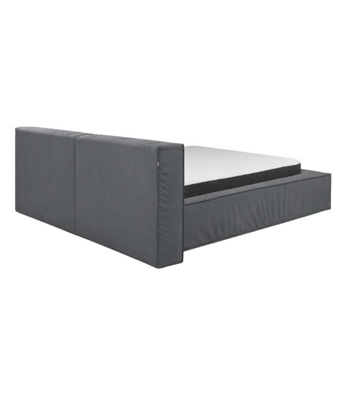 Giường Clifton Nhung 200 Danel Grafit