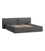 Giường Clifton Nhung 200 Ultra Grey