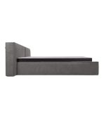 Giường Clifton Nhung 200 Ultra Grey