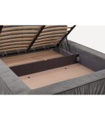 Giường Clifton Nhung 200 Ultra Grey