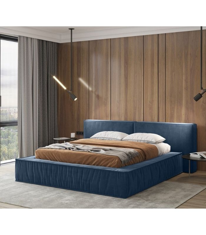 Giường Clifton Nhung 200 Ultra Midnight