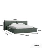 Giường Clifton Nhung 200 Ultra Olivia