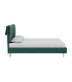 Giường Siteno Nhung 140 Danel Emerald