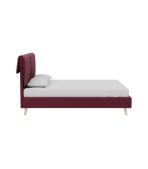 Giường Siteno Nhung 140 Ultra Berry