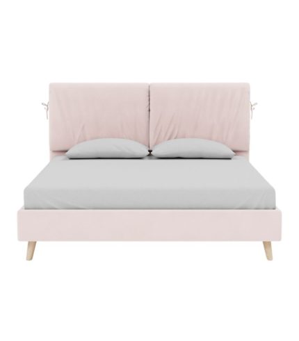 Giường Siteno Nhung 160 Danel Rose