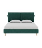 Giường Siteno Nhung 180 Danel Emerald