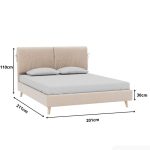 Giường Siteno Nhung 180 Danel Light