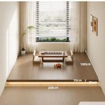 Giường bục gỗ GNG22.3 160x200 - Vân gỗ đậm