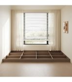 Giường bục gỗ GNG22.4 180x200 - Vân gỗ đậm