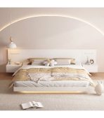 Giường bay gỗ GNG02.8 180x200 - Trắng