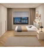 Giường gỗ GNG05.3 160x200 - Trắng
