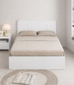 Giường gỗ GNG06.7 160x200 - Trắng