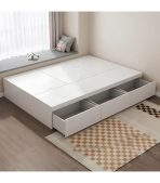 Giường gỗ GNG13.3 160x200 - Trắng