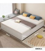 Giường gỗ GNG13.4 180x200 - Trắng
