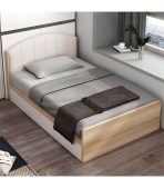 Giường gỗ GNG17.3 160x200 - Vân gỗ nhạt