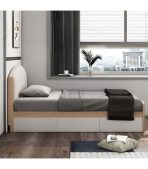 Giường gỗ GNG17.3 160x200 - Vân gỗ nhạt