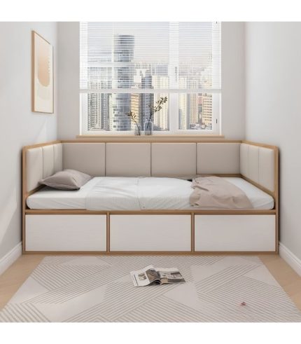 Giường gỗ GNG18.4 180x200 - Vân gỗ nhạt